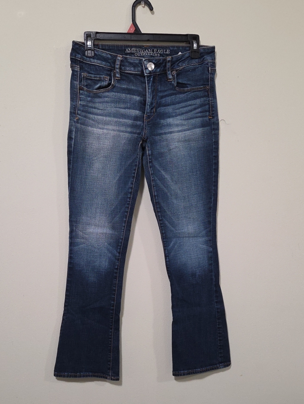 American Eagle Outfitters Women’s Dark Blue Flare Jeans